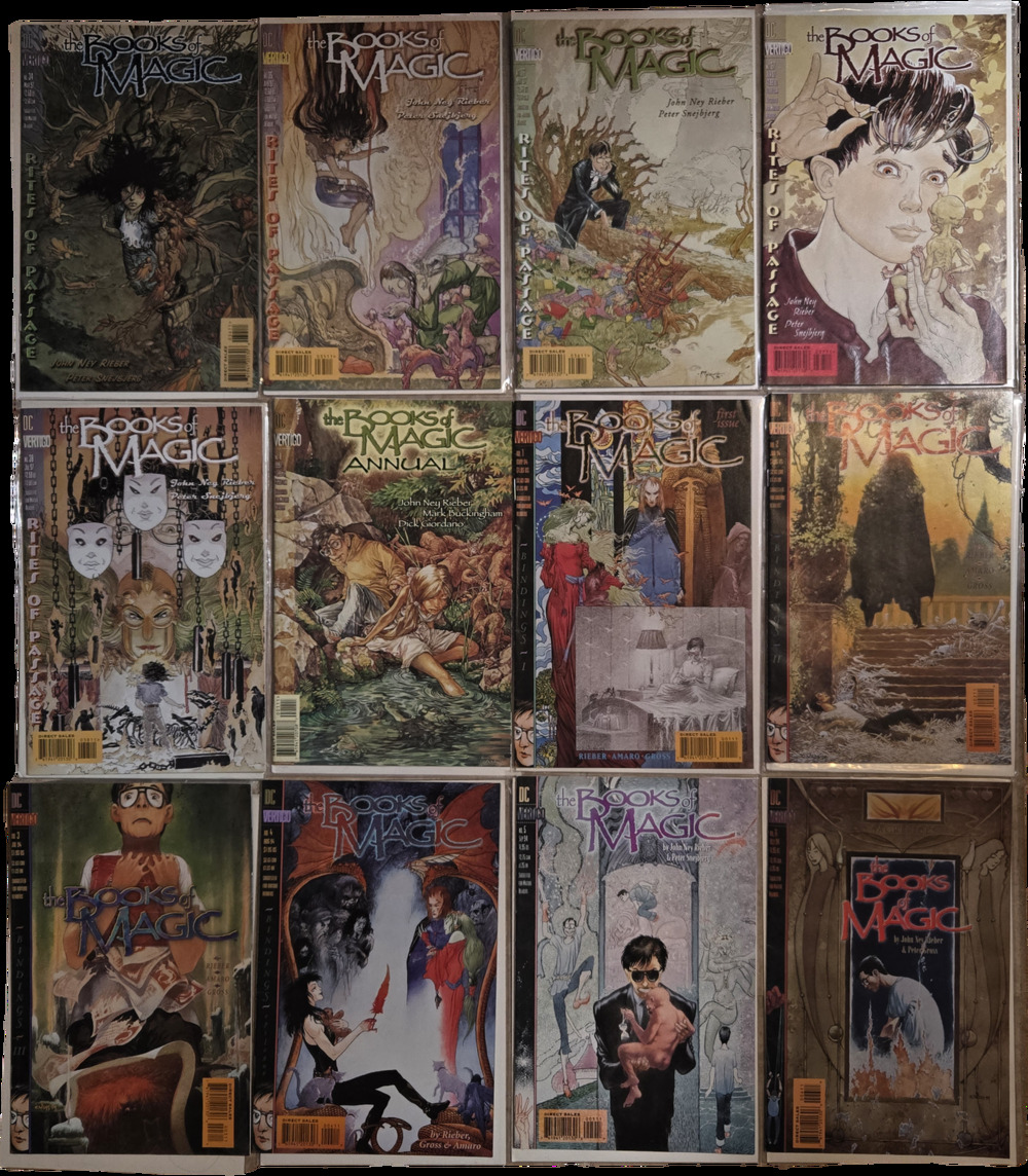 The Books of Magic Annual DC Vertigo 1994-97 39 Comics Rieber Snejbjerg Bundle